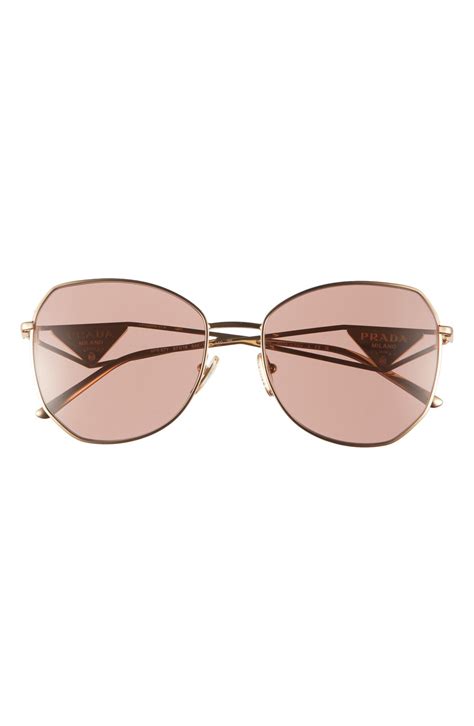 prada irregular 57mm aviator sunglasses|Prada 57mm Irregular Sunglasses .